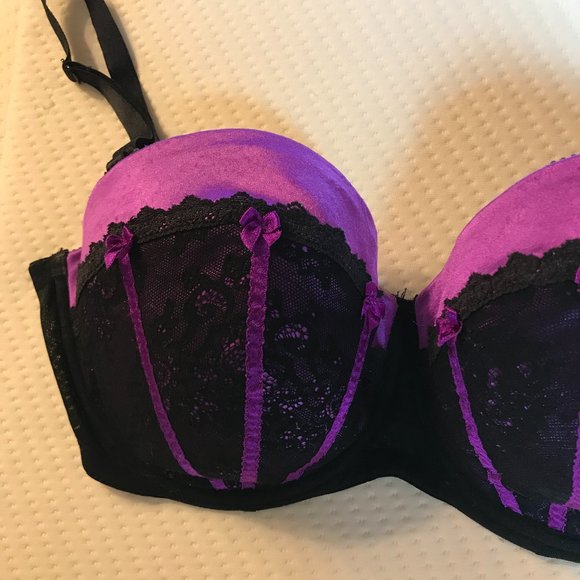 Smart n Sexy 40DD Purple Lace Bra - Picture 3 of 7
